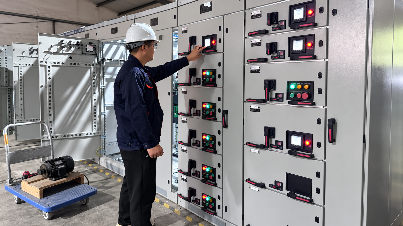 Industrial control panel testing and commissioning