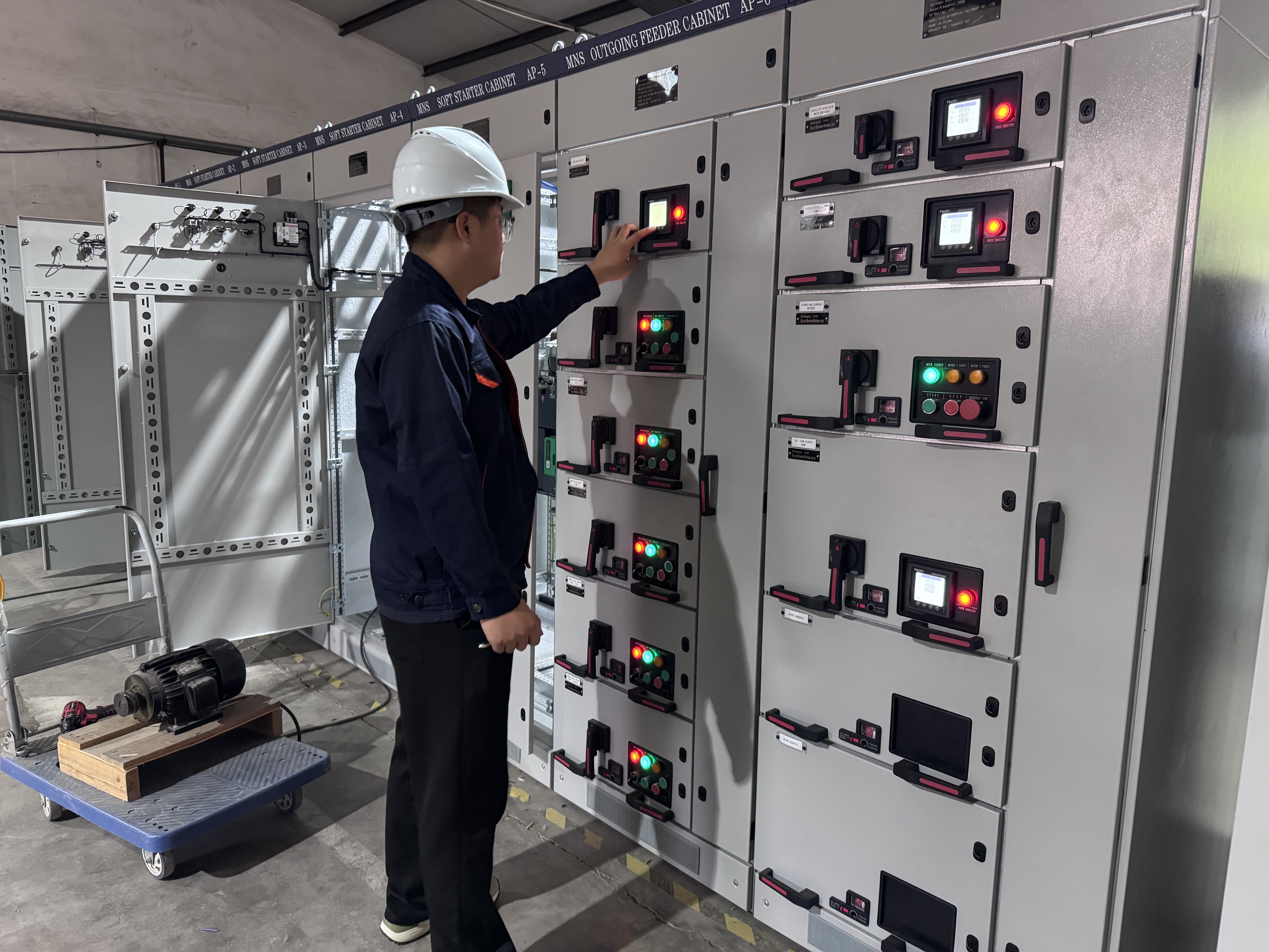 Panel testing and commissioning