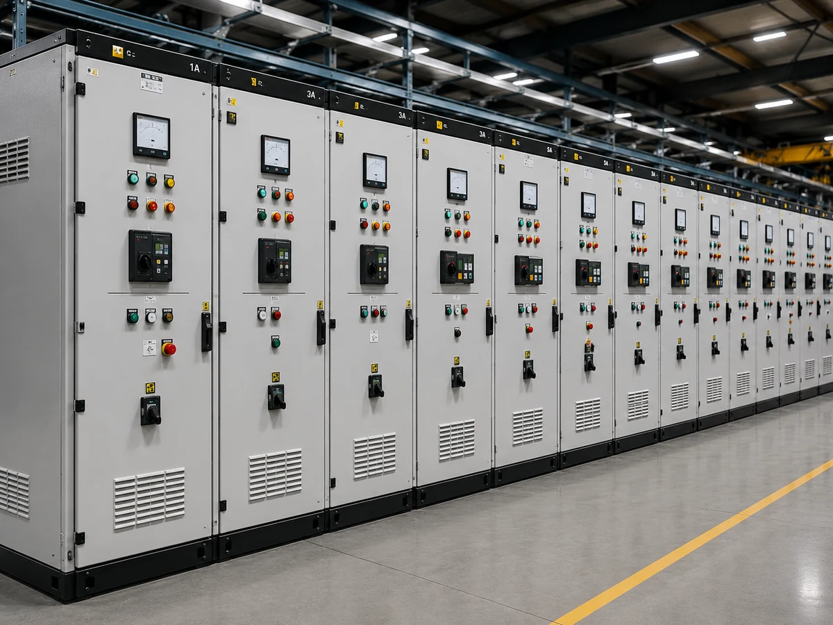 Industrial MCC panel lineup