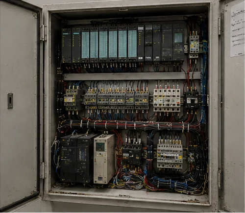 Existing PLC control panel replacement reference