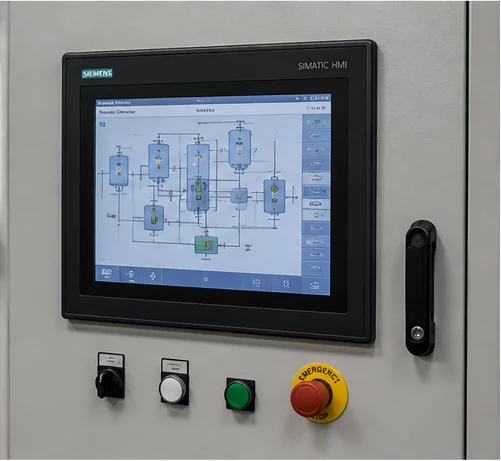 HMI operator panel reference for PLC control