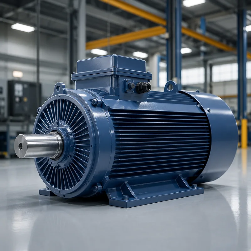 Three phase induction motor for industrial equipment